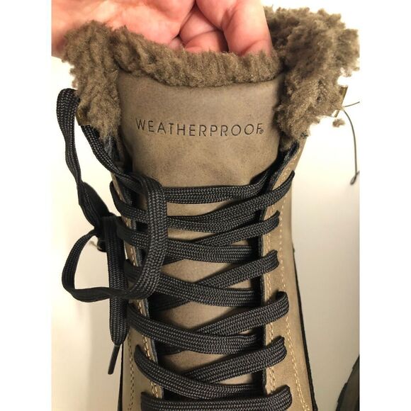 WEATHERPROOF LogJam Boots Men’s Size 12 Brown Black NIB Hiking Outdoor Shoes - Picture 9 of 14